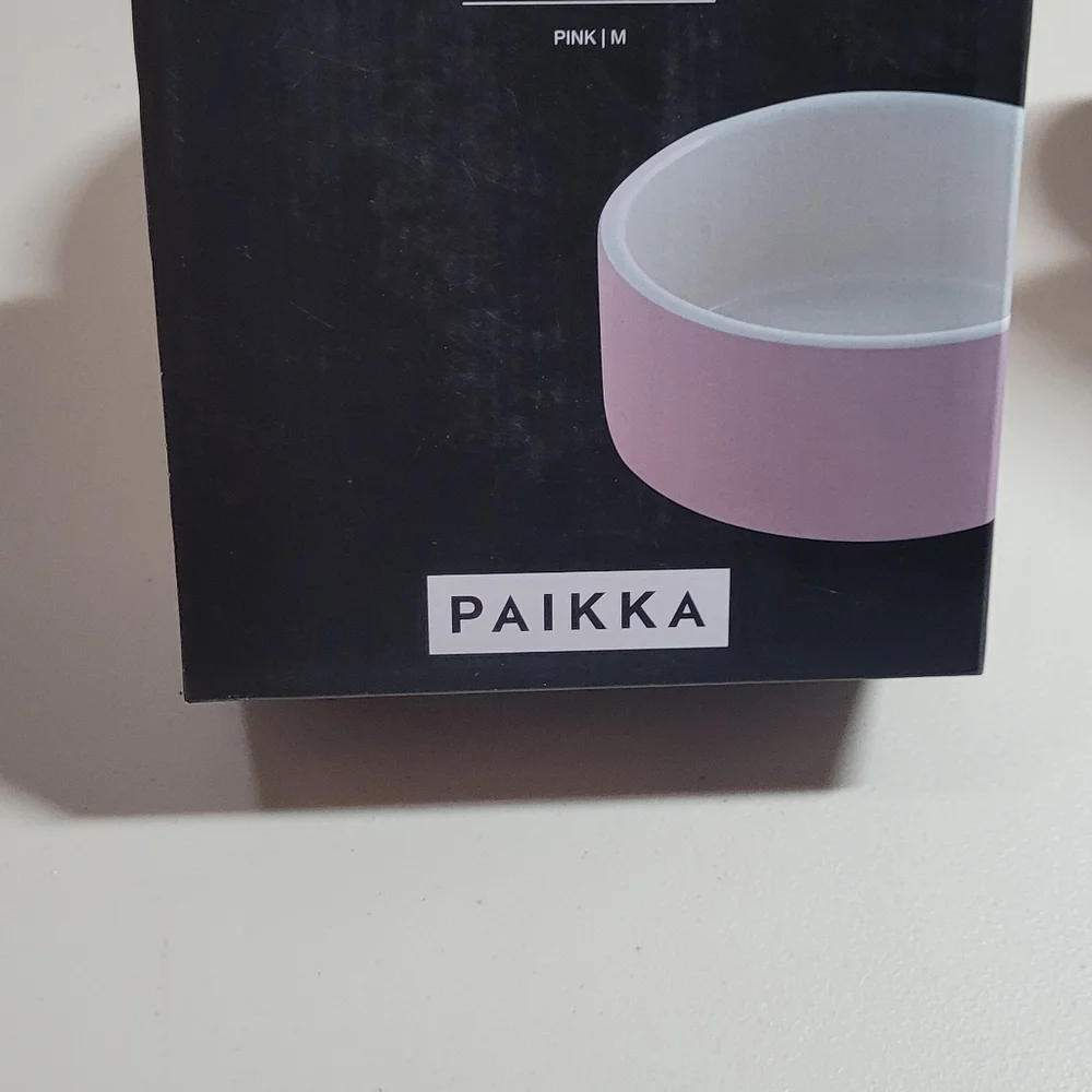 Pet Bowl Pink PAIKKA Medium Ceramic COOL BOWL Keeps Food Cool NEW in Box!